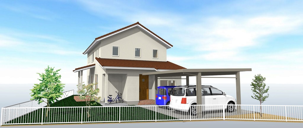 豊科　南欧風のカワイイ新築住宅